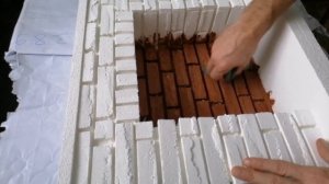 Декоративный камин из пенопласта своими руками
