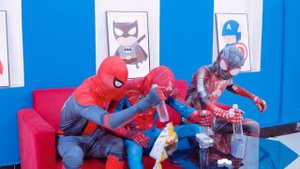 TEAM SPIDER-MAN vs BAD GUY TEAM | Live Action Story Good Hero Fight Bad Guys Joker Team | Thu Media