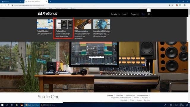 Как скачать PreSonus Studio One с официального сайта