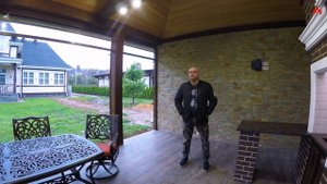 Открытая беседка с барбекю!