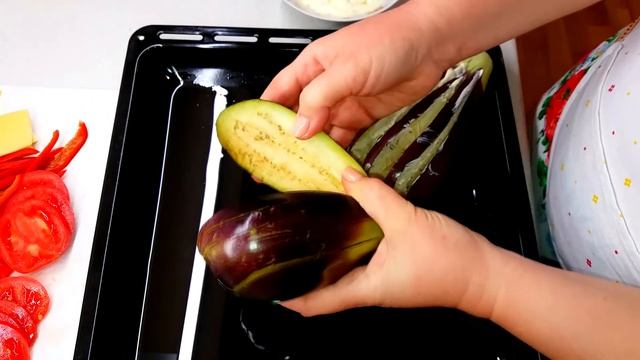Баклажаны рецепт. Веер из баклажанов - просто и вкусно. Кулинарный канал "НА КУХНЕ У МАМЫ"