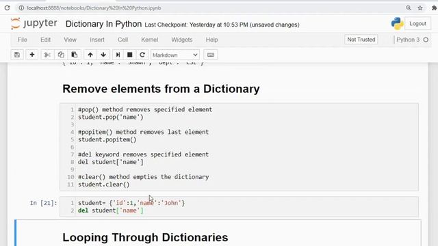 Dictionary In Python #dictionary #DictionaryInPython #python3 #python #pythonforbeginners#pythondic