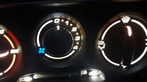 Пересвет   панели   печки  Лада Гранта