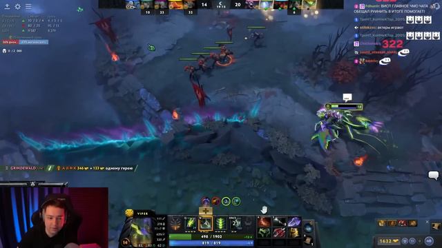 Головача наказали за катку с бустером в однои тиме  LenaGolovach Best Moments  Dota 2