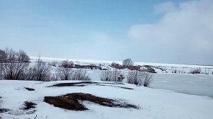 Последняя зимняя рыбалка в уходящем сезоне. Каменный Овраг, Неверкинский район.