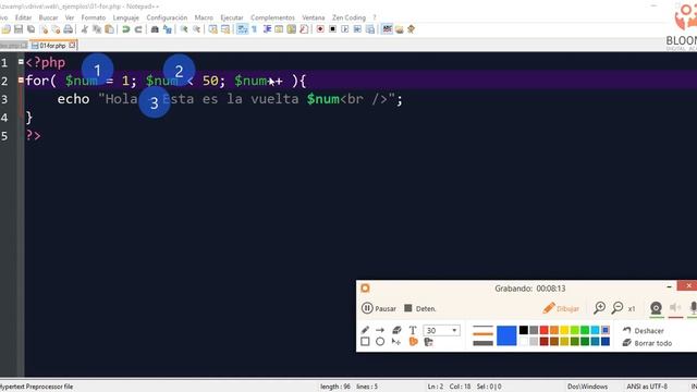 Curso BackEnd U1·22 - Estructura iterativa For - PHP смотреть онлайн