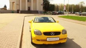 Прокат Кабриолетов. Аренда кабриолета.  Желтый кабриолет. Желтый родстер. Прокат Кабриолета.