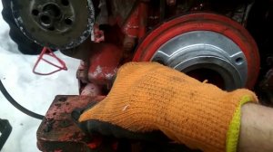 ВТЗ Т-25. Установка дополнительного шкива для привода гидронасоса