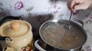 Готовим суп РАССОЛЬНИК из детства как у бабушки в деревне.Very tasty PICKLE soup, like grandma's.