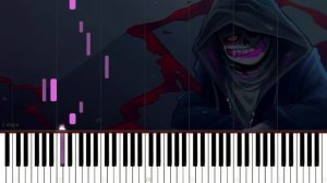 Dusttale: The Murderer / Megalovania  ▶ Synthesia / Piano Tutorial