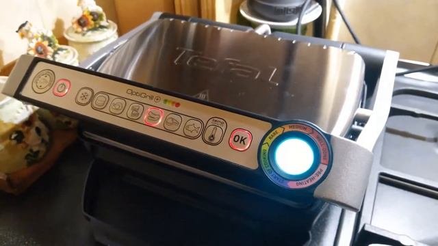 Гриль TEFAL OptiGrill краткий  обзор