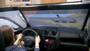 Занятия на автотренажере