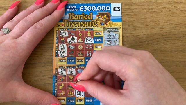 £3 Buried Treasure National Lottery Scratch Cards смотреть онлайн