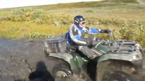 По луже на квадриках на Кольском (Рыбачий) -2011