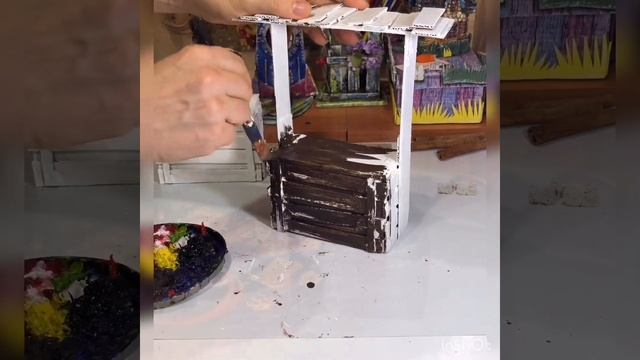 Поделки из картона.Супер кукольный прилавок . смотреть онлайн