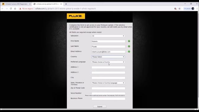 How to get Fluke IR camera WiFi activation code смотреть онлайн