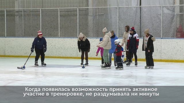 Мастер-класс по хоккею.

#ВсейСемьей