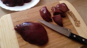 Печень индейки с овощами
