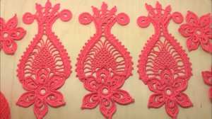 Вязание ажурного мотива ЦВЕТОК С АНАНАСОМ (продолжение) ЧАСТЬ №2 crochet motifs