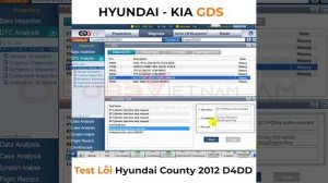 Hyundai – Kia GDS VCI Test Lỗi Hyundai County 2012 D4DD | OBD Việt Nam