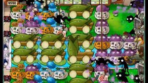 Plant vs. Zombies survival endless150 flags (10 cobs)