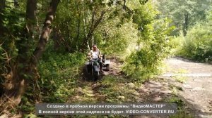 Ходовые испытания трицикла грузопассажирского Тула с двигателем от мотоблока.