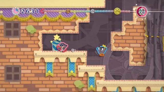 Kirby's Epic Yarn (2 Player) - World 7: Dream Land - No Damage 100% Walkthrough смотреть онлайн