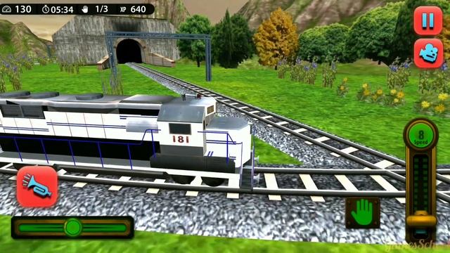 White Pearl Andalus High Speed Express - Indian Train Simulator - Android Gameplay #9