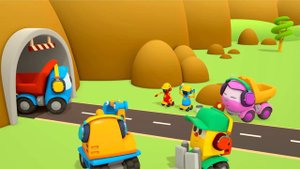Leo the truck full episodes cartoons for kids. Street vehicles & Spaceship. Learning baby videos.