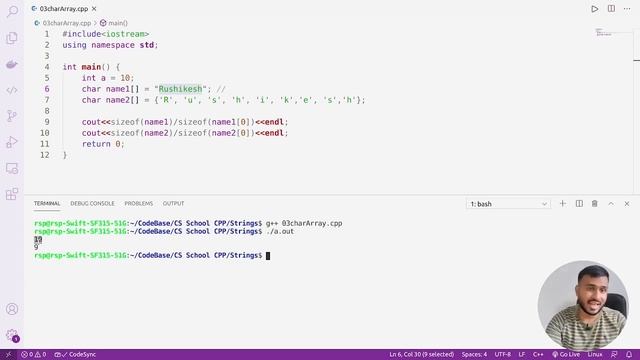 Char Array - C++