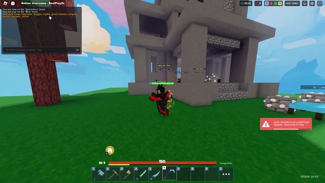 ALL* Volcanic Forge Commands!! in Roblox Bedwars.. смотреть онлайн