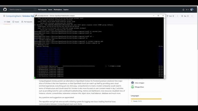 ComputingStack Uniview OpenStack Portal install with docker compose смотреть онлайн