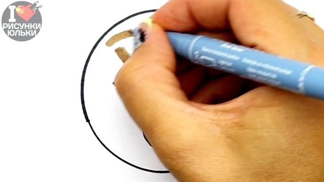 Как нарисовать Удивленный Смайл эмодзи | Рисунки для срисовки