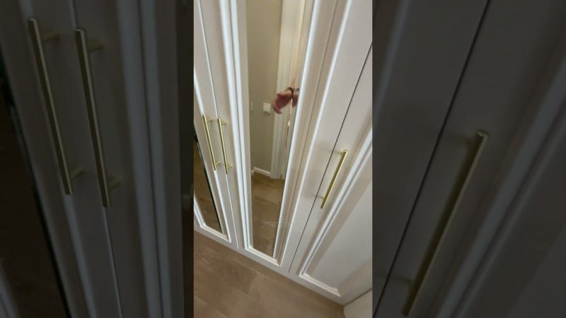 Встроенный классический шкаф в прихожую
