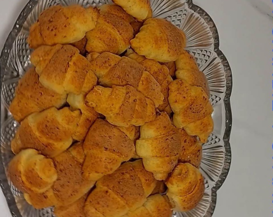 Творожные рогалики