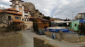 Крым, Судак, Морская улица, январь 2017