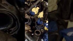 Течь антифриза porsche cayenne  2011 год  двигатель V6 турбо дизель