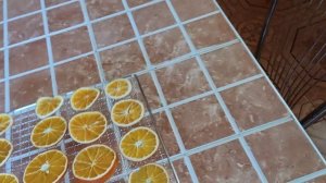 Апельсины сушеные.