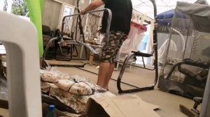 Как собрать садовые качели