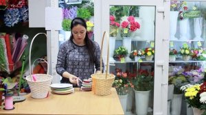 5 Способов Задекорировать Корзину с Цветами ФЛОРИСТИКА и ДЕКОР Студия Olinbuket