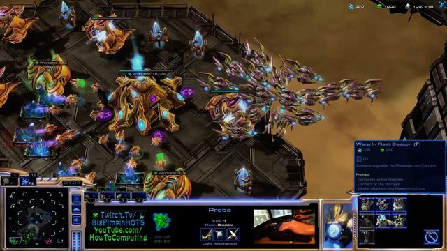 Starcraft 2 Heart Of The Swarm - 7 Player FFA - Protoss Zerg Terran -- Free For All 1080 HD Gamepla смотреть онлайн