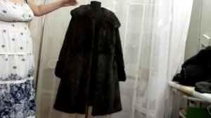 Как из двух малых норковых #шуб сшить одну по размеру. Готовый результат (2 видео)