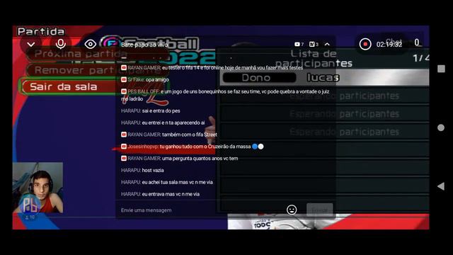 JOGANDO EFOOTBALL PES 2022 ONLINE COM OS INSCRITOS para PSP! смотреть онлайн