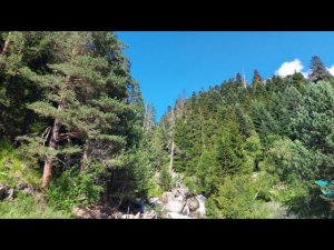 Домбай день второй. Алибек. Туманлы-кель озеро. Клухорский перевал.