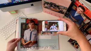 Выпускные альбомы с оживающими снимками