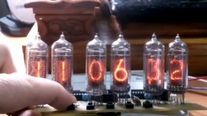 Часы на ИН-14 шесть ламп своими руками,NIXI clock, timer watch, timepiece