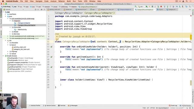 Kotlin Class 53 Recycler View Adapter || Kotlin Class tutorial || Kotlin Class смотреть онлайн