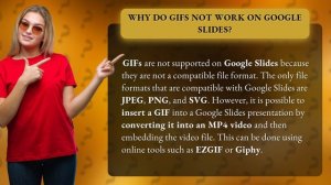 Why do gifs not work on Google Slides?