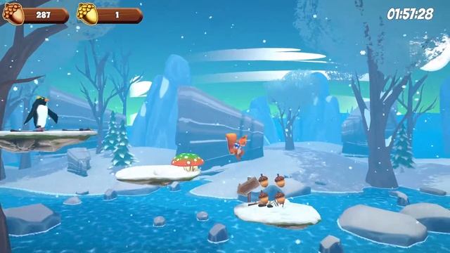 Let's Go Nuts! 2 - cute 3d platformer смотреть онлайн