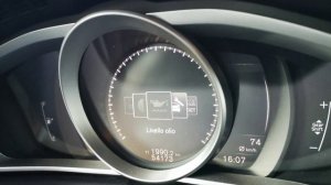 Volvo V40 II D2 - RESET OIL SERVICE